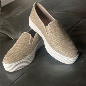 Women’s Halogen Natural Raffia Platform Sneakers